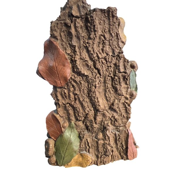 Vintage Tom Clark Betty Able Gnome Bookends 6.5" Tall Books Tree Bark Estate - Picture 9 of 10